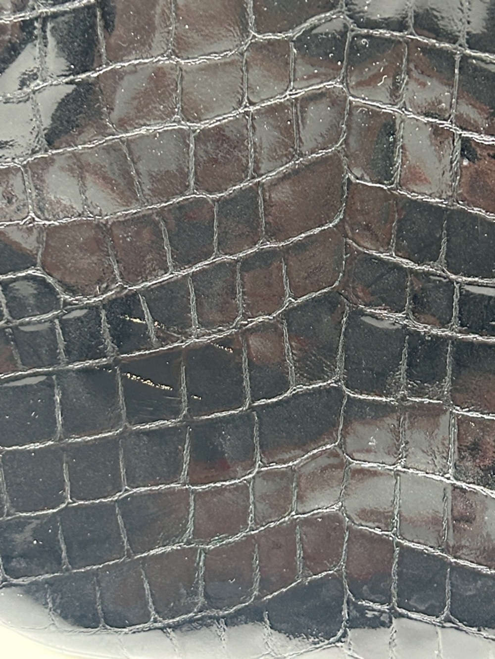 Paloma Picasso Vintage Black Snakeskin Print Leather Crossbody Bag Purse 🌺🌺 - Picture 13 of 14